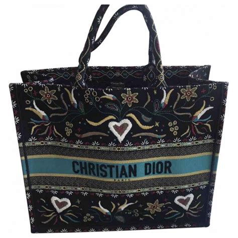 sac cabas toile christian dior|sac caba femme dior.